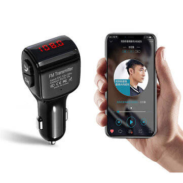 A01 Car Wireless bluetooth MP3 Player Dual USB Charger Fast Charging FM Transmitter Hands-Free Phone