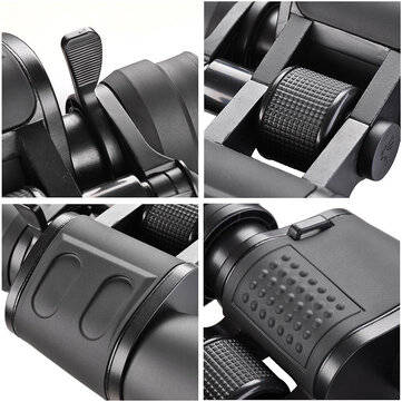 8-24x HD Binoculars Portable Bird Watching High Powered Night Vision Telescope Outdoor Hunting Trave