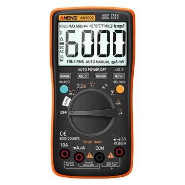 ANENG AN9002 Digital bluetooth True RMS Multimeter 6000 Counts Professional Auto Multimetro AC/DC Cu