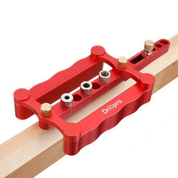 Drillpro Self Centering Dowelling Jig for Metric Dowels 6/8/10mm Precise Punch Locator Drilling Tool