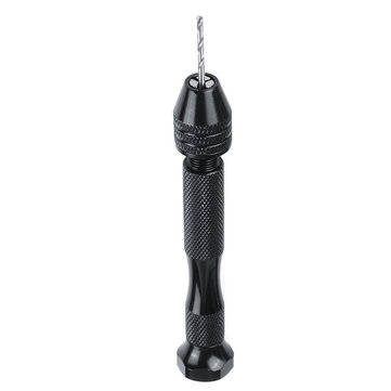 Mini Micro Hand Drill with 20Pc Mini 0.3-1.6mm Bit Keyless Chuck Set Pin Vise Rotary