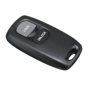 2 Buttons Remote Key Shell Case with CR2025 Battery For Mazda 3/5/6 Car