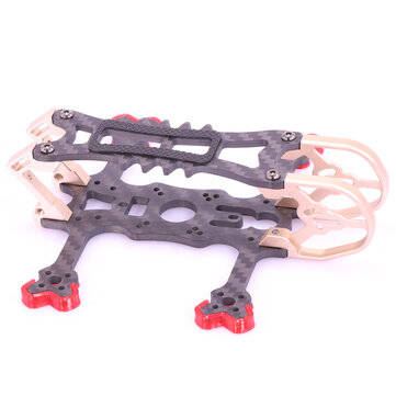 AlfaRC BuBu100 100mm Wheelbase 3K Carbon Fiber 2 Inch Frame Kit Support Caddx Vista HD Digital Syste