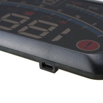 5.5 Inch Car HUD Head Up Display Windshield Projector OBD2 EUOBD Speed RPM Water Temperature Voice A