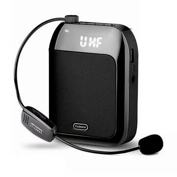 Aporo T9 2.4g 60m Wireless Microphone 15w Amplifier Speaker With Bluetooth Fm Reco... (color: Black)