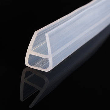 6mm/8mm Bath Shower Screen Door Sealing Strip for Glass Thickness Seal Gap 6.5ft (SIZE: 6MM)