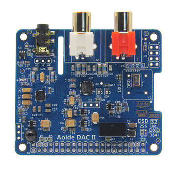 DAC II Hifi Sound Card 384-kHz/32-bit DSD/APE/FLAC/WAV Music Player Audio Expansion Board ES9018K2M