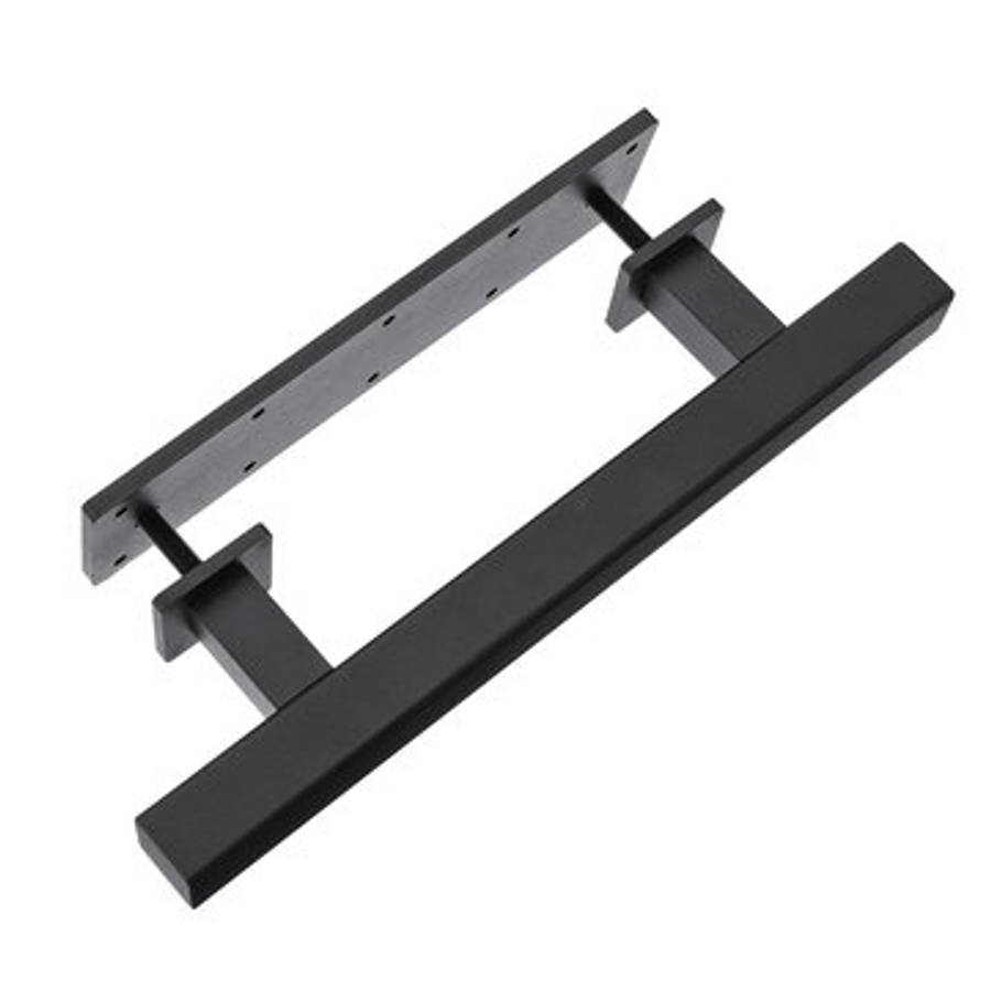 12 Inch Rustic Barn Door Handle for Sliding Door Barn Door Hardware Black Door Pull Plate Antique Lo