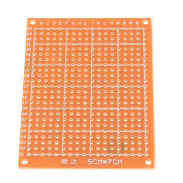 30pcs Universal PCB Board 5x7cm 2.54mm Hole Pitch DIY Prototype Paper Printed Circuit Board Panel Si