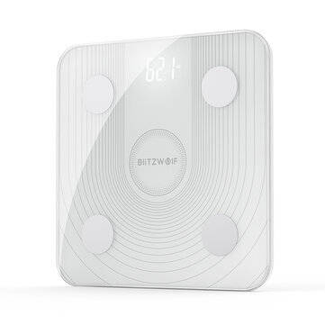 BlitzWolf BW-SC1 WiFi Smart Body Fat Scale APP Control BMI Data Analysis with 13 Body Metrics Digi