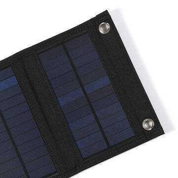 30W 5V Foldable Sunpower Solar Panel Charger Solar Power Bank USB Backpack Camping Hiking
