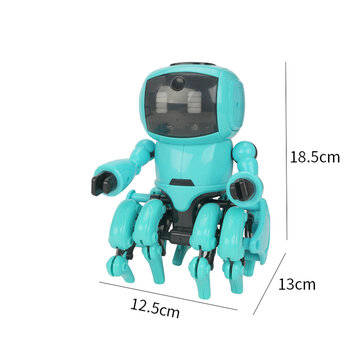 Mofun 962 DIY STEAM 8-Legged Smart RC Robot Gesture Sensing Infrared Following Obstacle Avoidance As