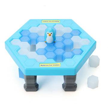Icebreaker Penguin Trap Kids Puzzle Desktop Game Ice Cubes Block Family Fun Toys