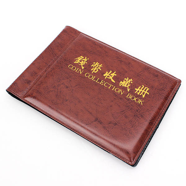 60 Coin Holders Collecting  Album Storage Penny Coins Pockets Album Book