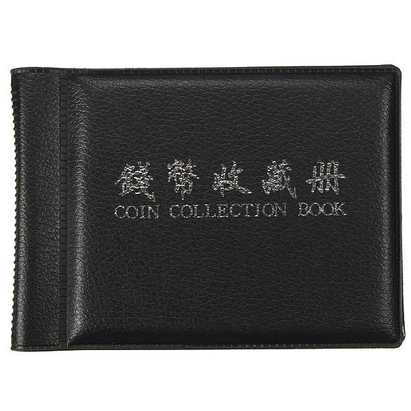 60 Coin Holders Collecting  Album Storage Penny Coins Pockets Album Book