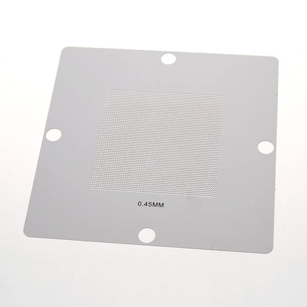 10 Pcs 90 X 90 Mm Bga Stencil Kit For Laptop Universal Reballing