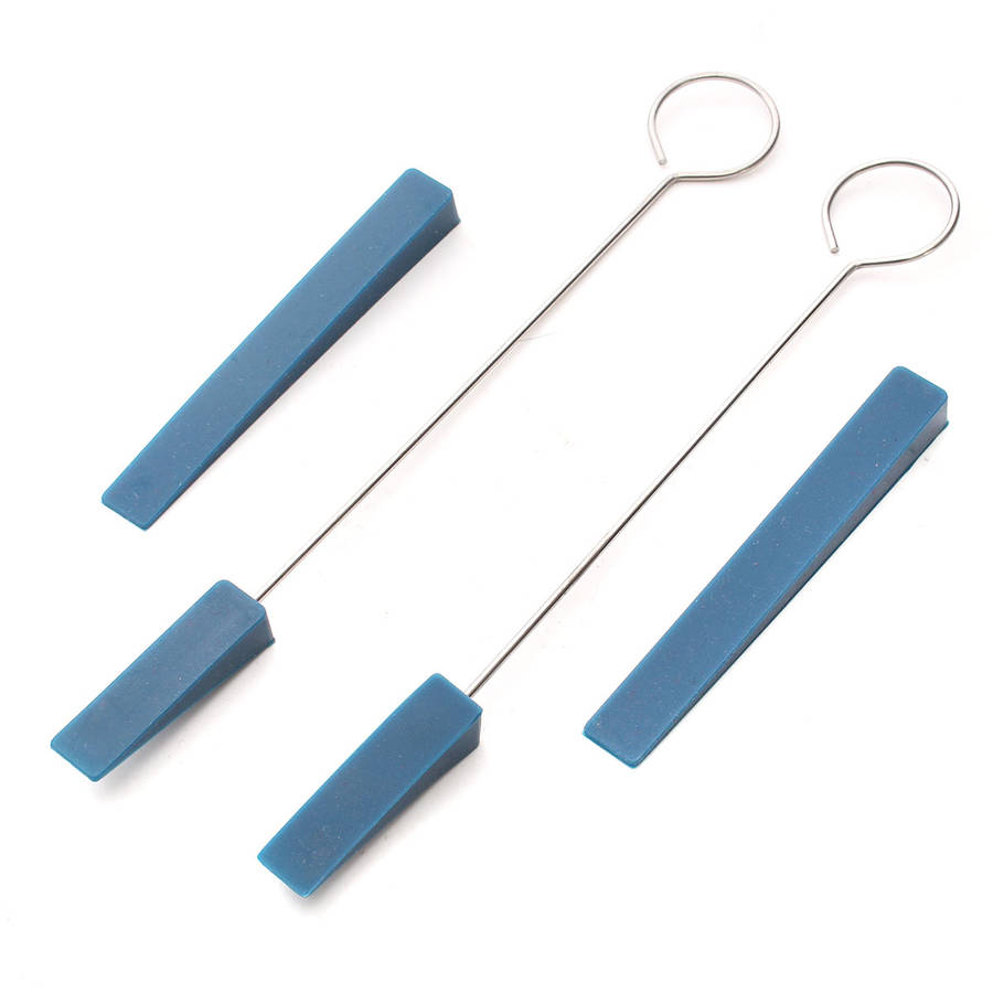 6Pcs Professional Piano Tuning Hammer Wrench Lever Mute Kit Strip Rubber Mute