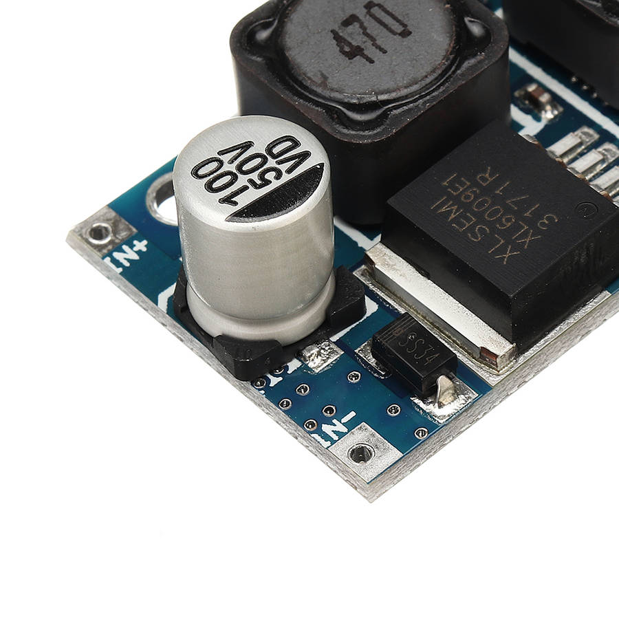 2Pcs DC-DC Boost Buck Adjustable Step Up Step Down Automatic Converter XL6009 Module Suitable For So