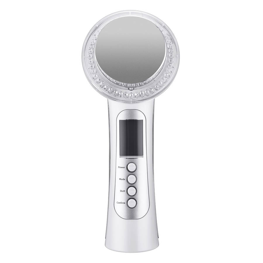 Galvanic IONS Ultrasound Photon Therapy LED Light Device Face Lift Massager Beauty Machine