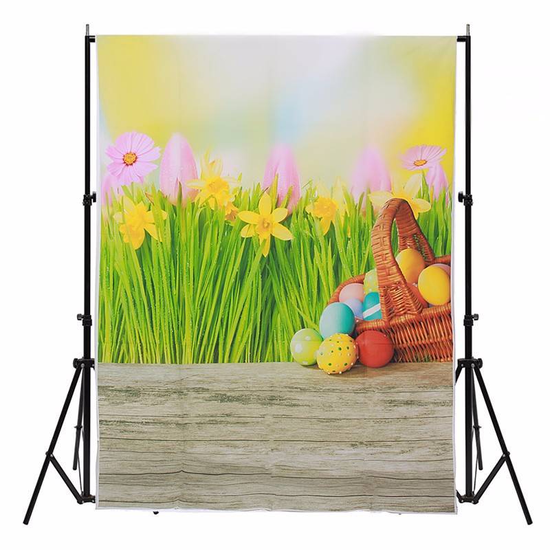 3x5FT Vinyl Spring Flower Bracket Photography Backdrop Background