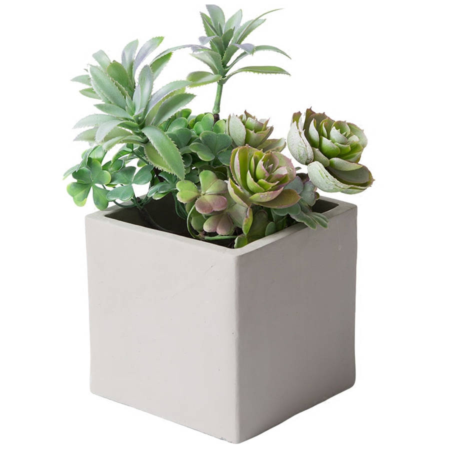 Cube Silicone Mold Diy Concrete Flower Pot Garden Planter Vase Mould Craft Handmade Tool