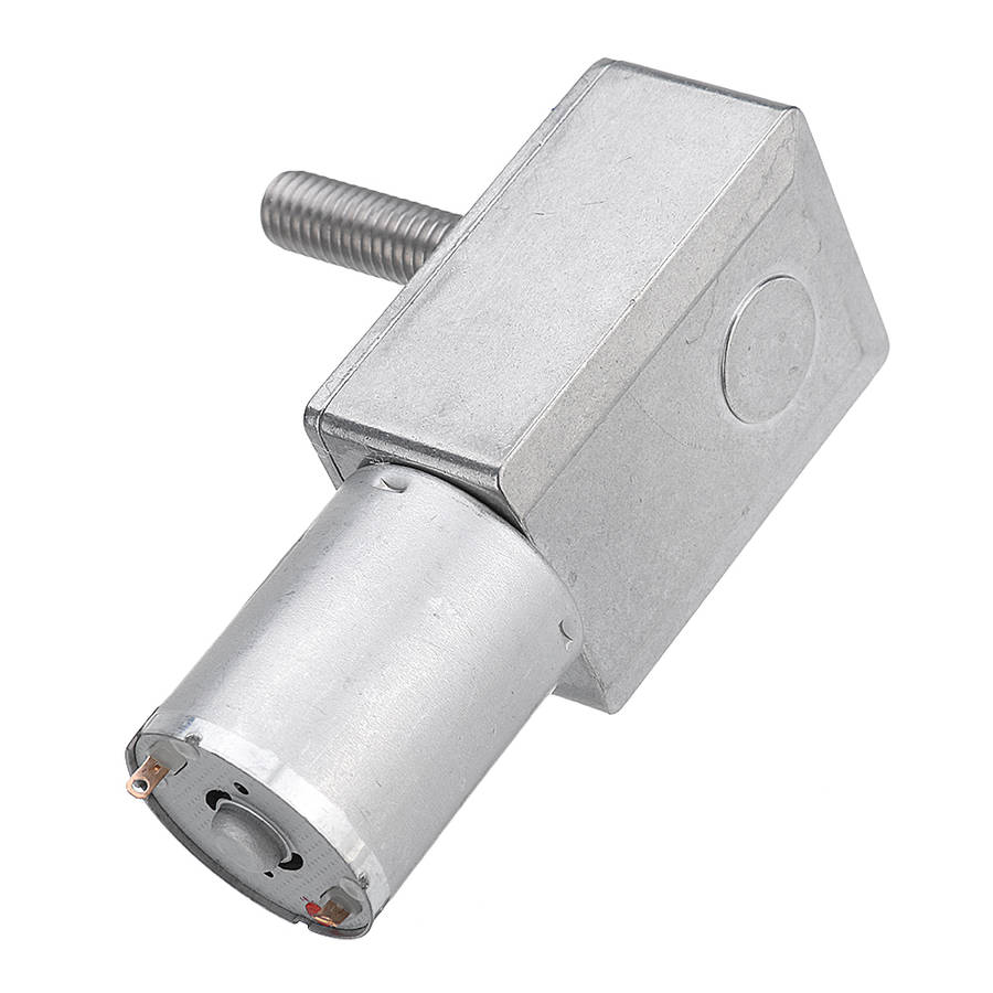 Machifit JGY370 DC 12V Worm Gear Motor 10/30/90/150RPM Turbine Self-lock