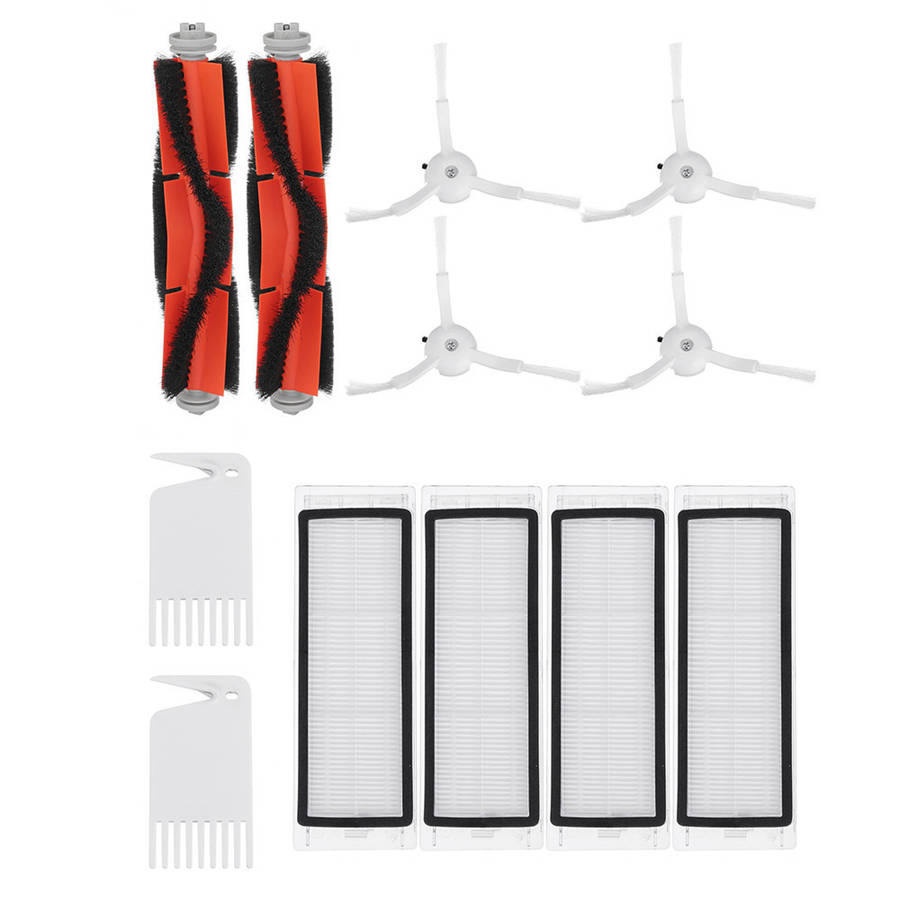 12pcs Main Brush with HEPA Filter and Side Brush for Xiaomi Mi Robot Vacuum Cleaner