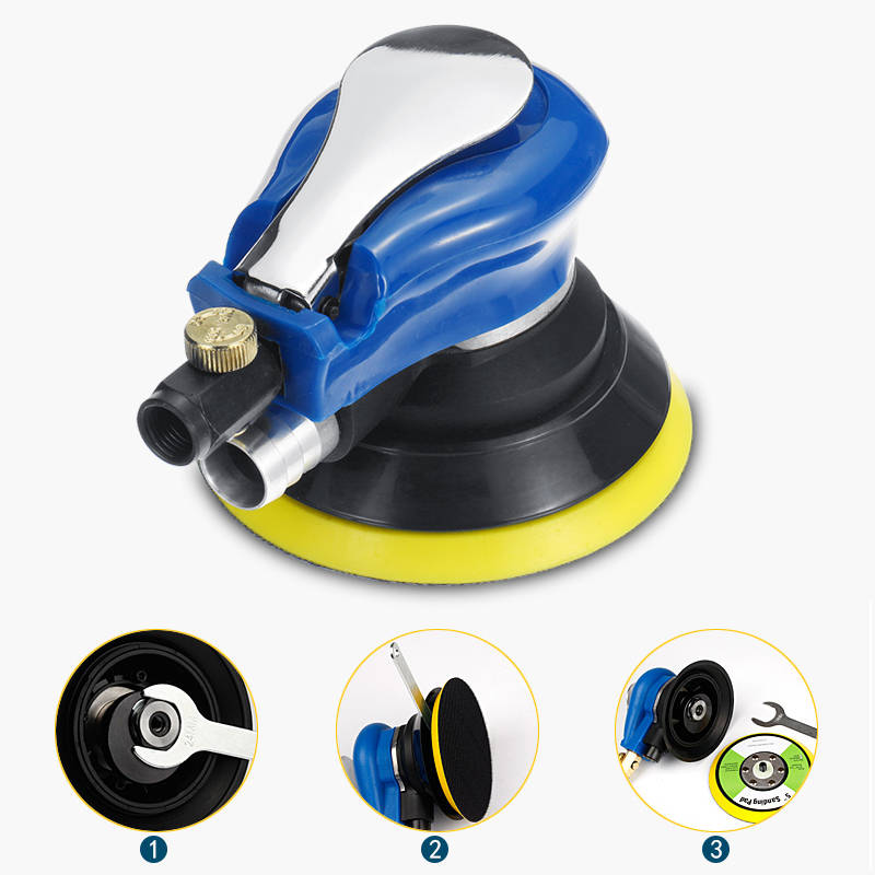 Polishing Sander Dual Action Sander Pneumatic Orbit Polisher Grinding