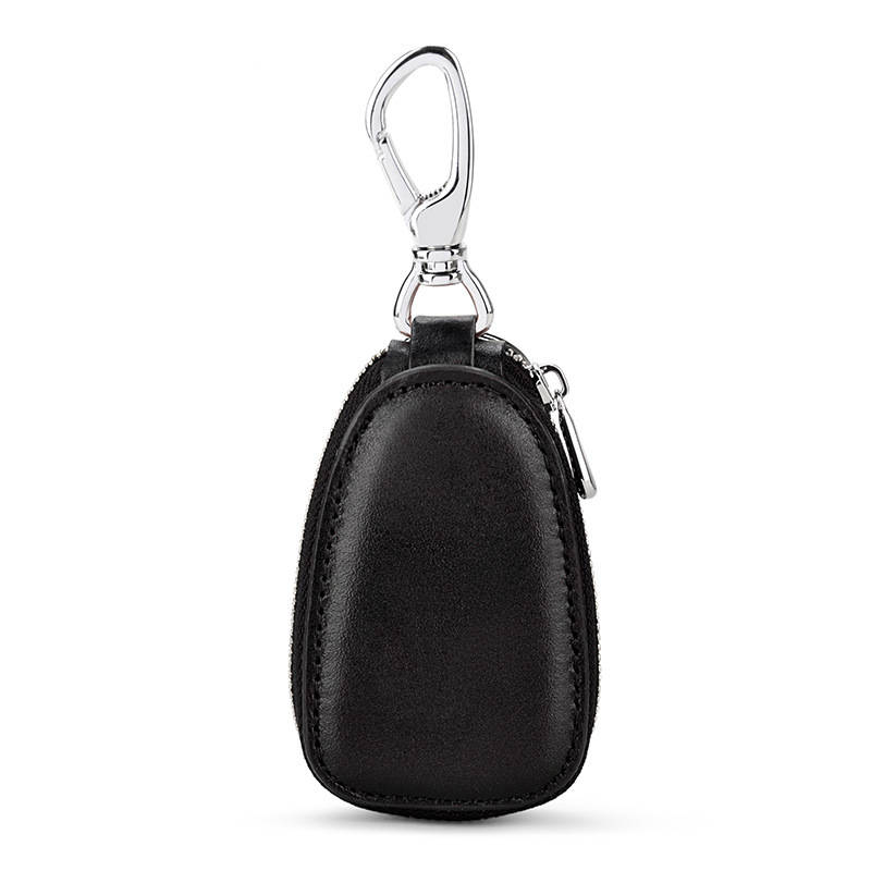New Men Genuine Leather Car Key Case Key Bag Holder