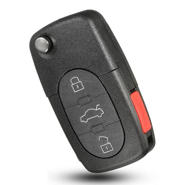 4 Button 315Hz Car Flip Key Keyless Entry Remote Fob for Volkswagen Beetle Golf Jett