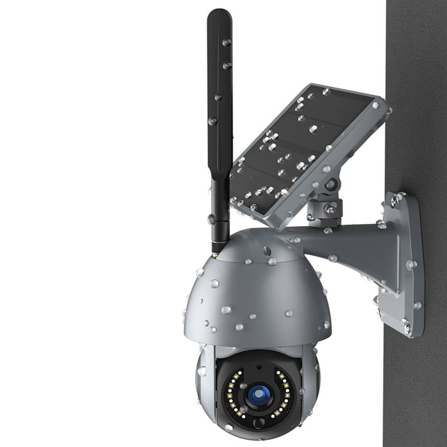 Bakeey 1080P Solar Powered Camera IP66 2 Million Outdoor Security Monitor APP C
