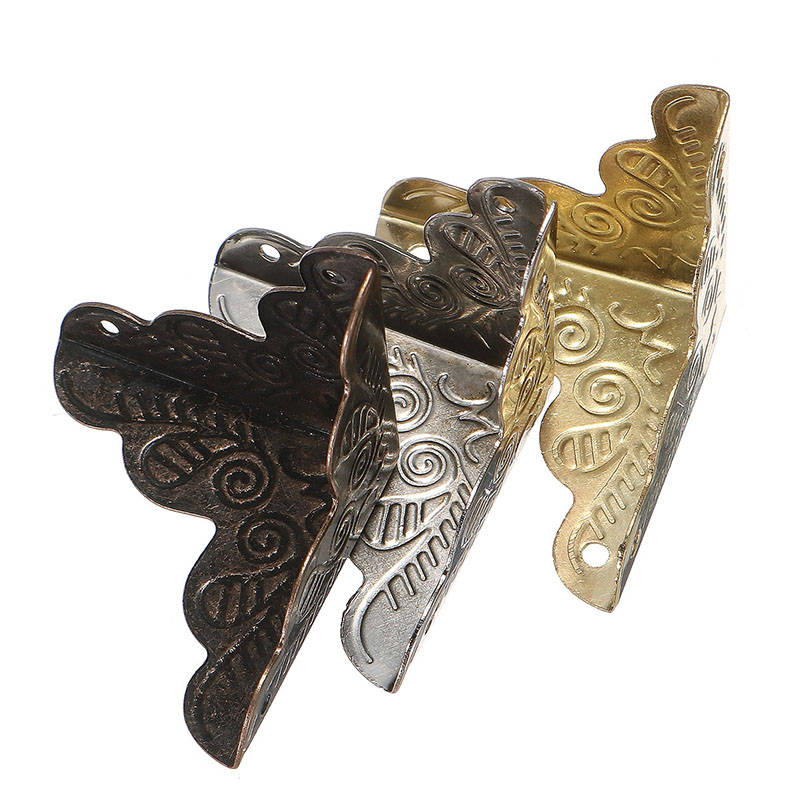 30Pcs Elegant Decorative Corner Protectors Brackets Edge Cover Rattan Pattern 3 Colors