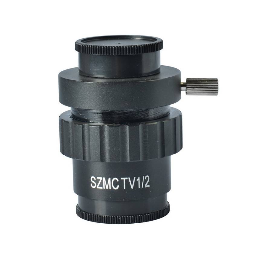 New 34MP 2K HD USB Microscope Camera with 56 LED Light Trinocular Stereo Microscope Zoom 7X-45
