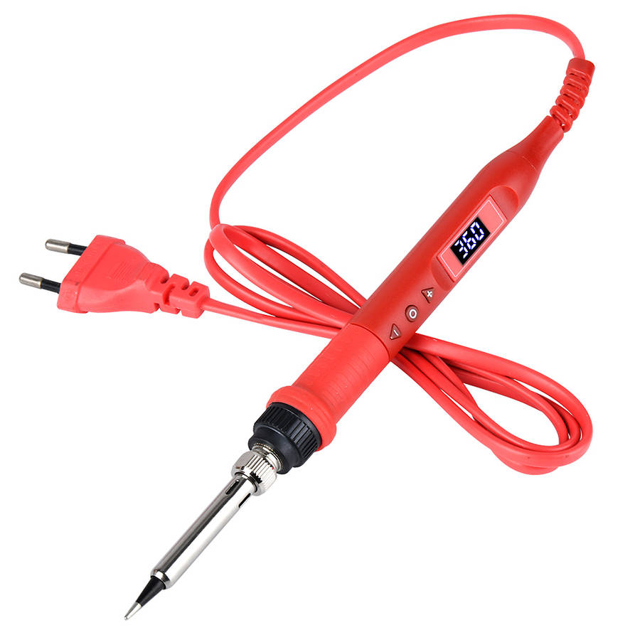 JCD 908U Electric Soldering Iron Tool Kits 100W 220V/110V LCD Lighting Soldeing Station Adjustable T
