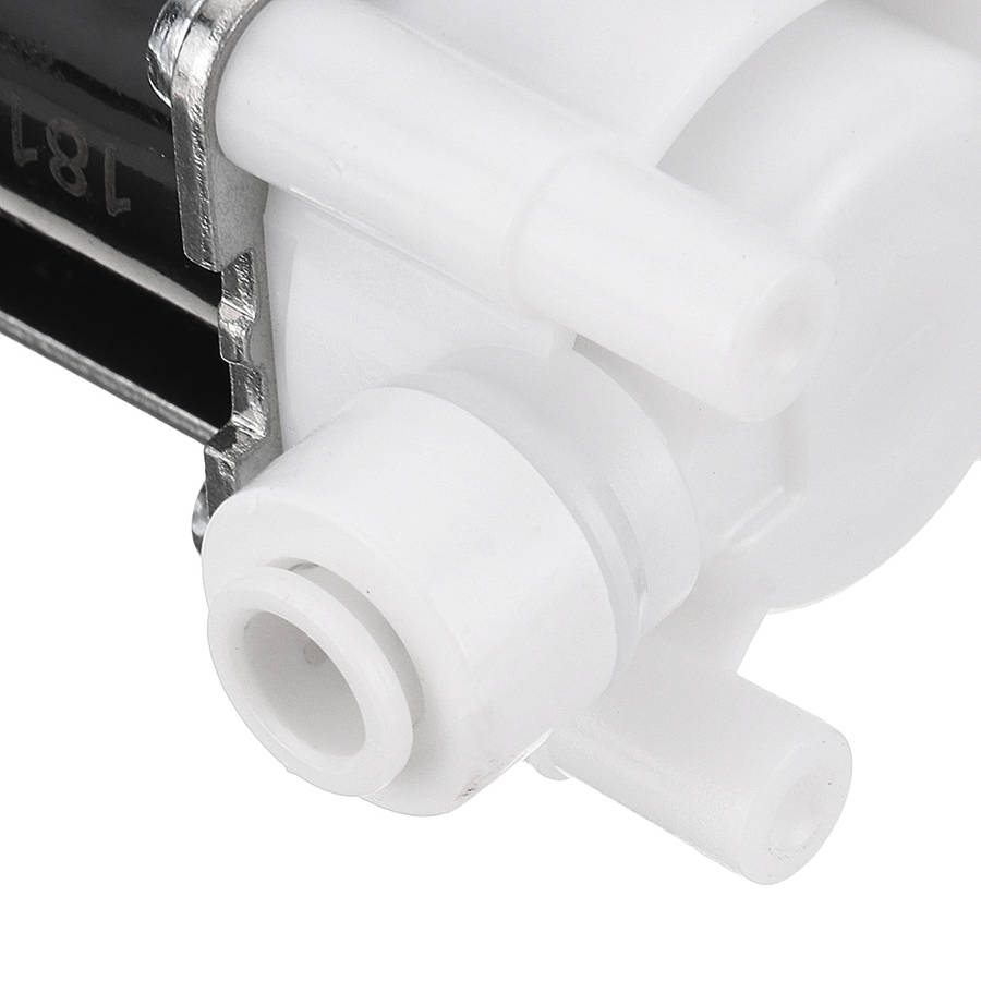 24V 1/4 Inch RO Water Purifier Inlet Water Solenoid Valve 2 Electromagnetic Valve for RO Reverse Osm