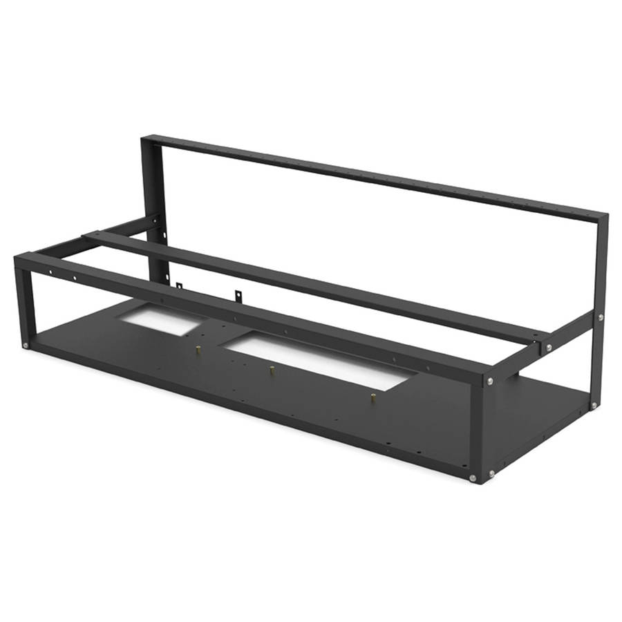 12 Gpu Mining Rig Steel Open Air Miner Frame Case Eth/Etc/Zec Ethereum Accessories Tools For Crypto