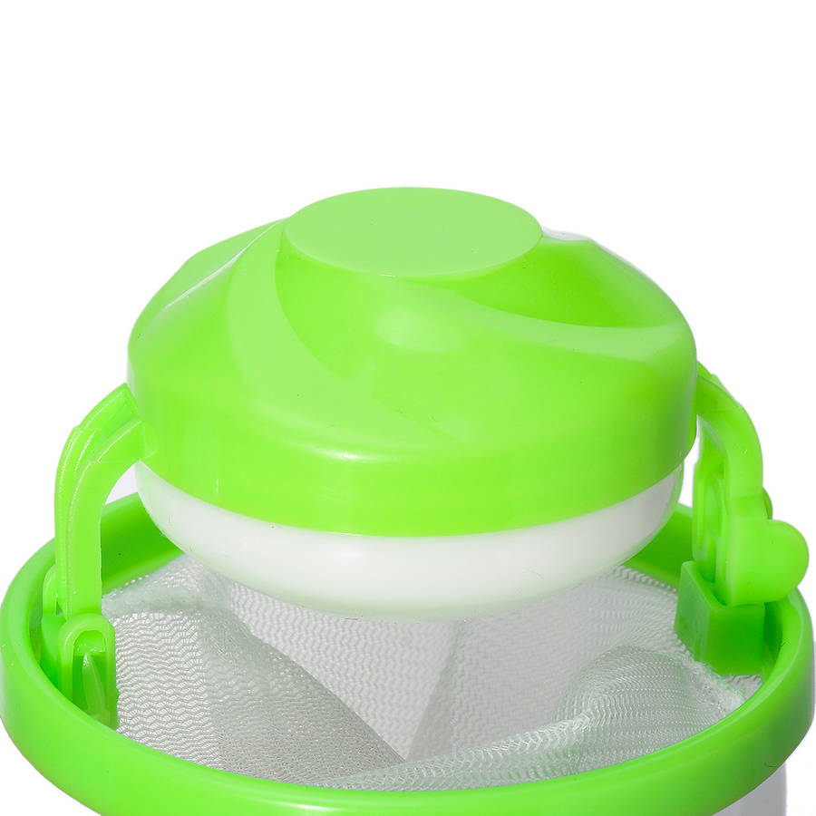 Floating Pet Fur Catcher Laundry Lint Pet Hair Remover For Washing Machine (Color1 Green)