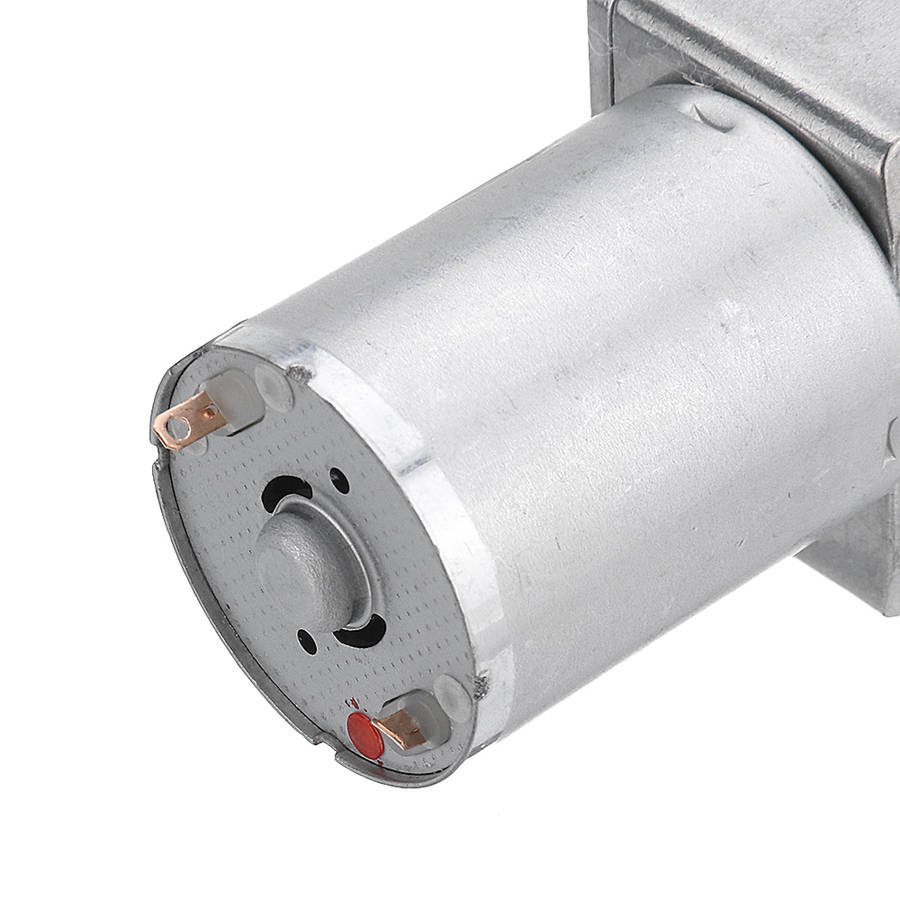 Machifit JGY370 DC 12V Worm Gear Motor 10/30/90/150RPM Turbine Self-lock