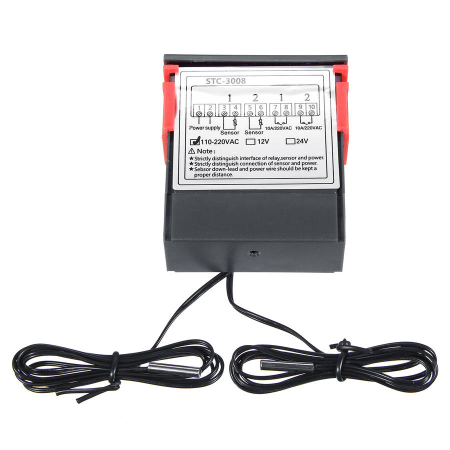 110-220V STC-3028 Dispaly Temperature Humidity Thermostat Controller Temperature Humidity Contr