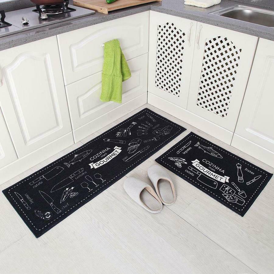1PCS Anti-slip Kitchen Rug Floor Mat Doormat Runner Washable Anti-bacterial Car