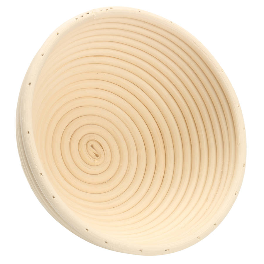 Round Banneton Brotform Rattan Basket Bread Dough Proofing Rising Loaf Proving 4 Sizes (Size #3)