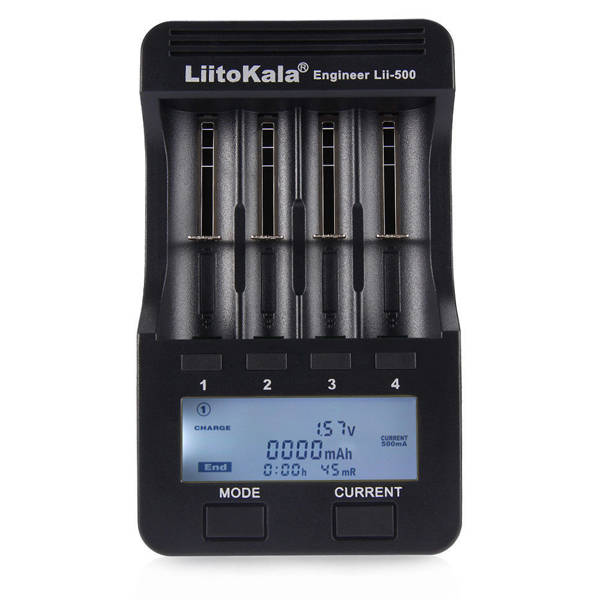 New LiitoKala Lii-500 LCD Screen Display Smartest  Lithium And NiMH Battery Char