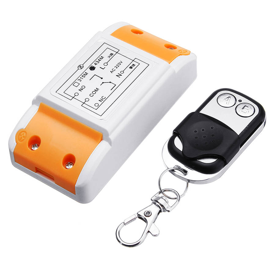 433MHz AC 220V 1CH Channel Wireless Remote Control Switch Module with Small