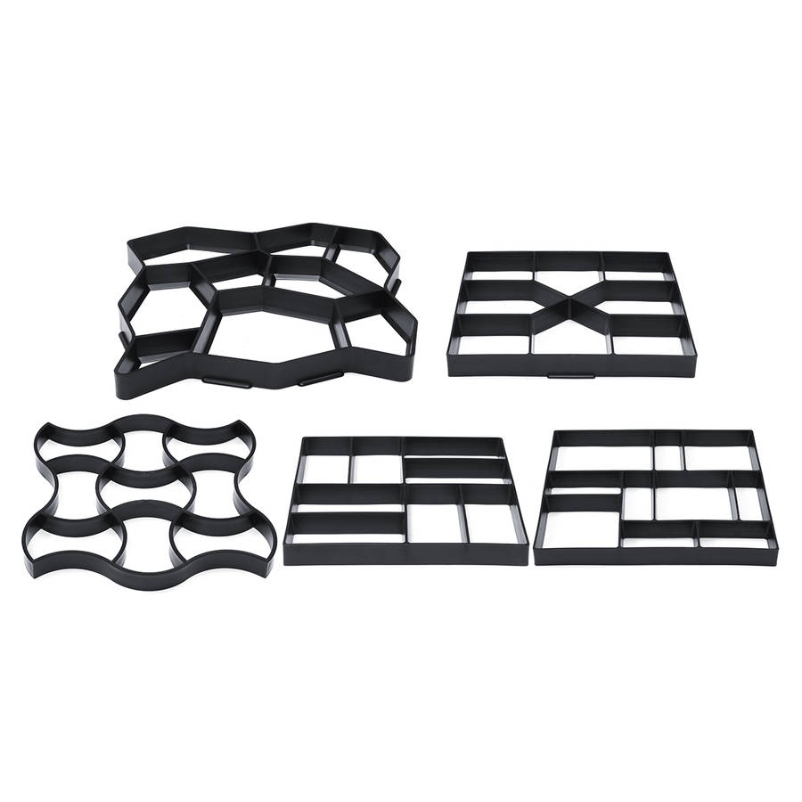 New DIY Concrete Paving Pavement Mould Mold Gardens Balconies Villas Path Walk Maker Gement Br