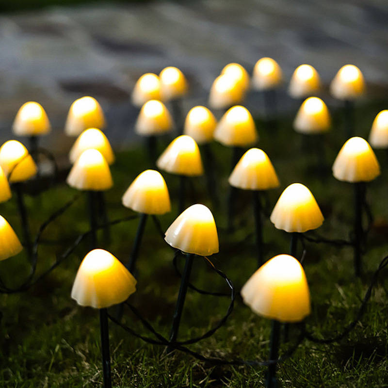 Solar LED Light Outdoor Mushroom Garden Decoration Lights IP66 Waterproof Garde