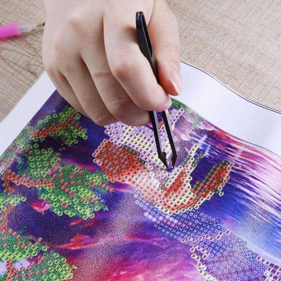 54pcs DIY Diamond Painting Tools Kit 5D Embroidery Cross Stitch Diamond Tool Set Painting Accessorie