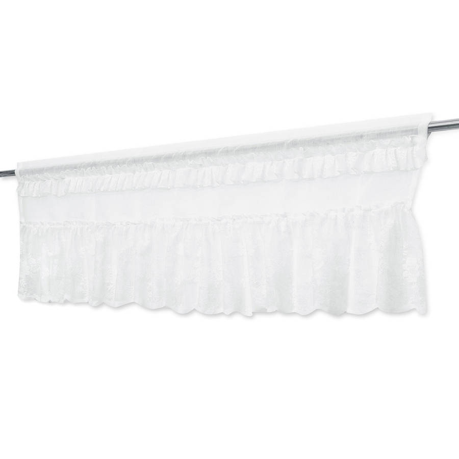 Country Style American Polyester Linen Embroidery Cafe Curtain Home Kitchen Curtain