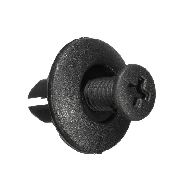 100pcs 8mm Plastic Rivets Fastener Clips Pushpin For Car Auto Fender Bumper