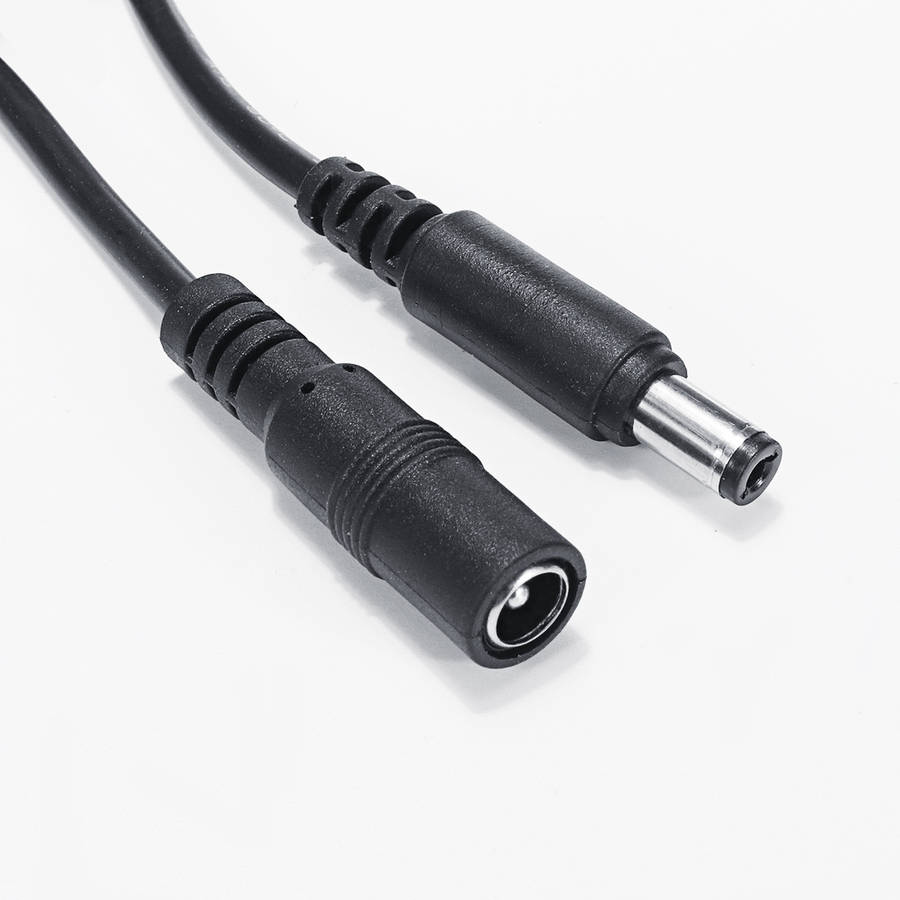 5Pcs 10M Dc 12V Power Extension Cable Cord 5.5X2.1Mm Plug Wire For Cctv Camera
