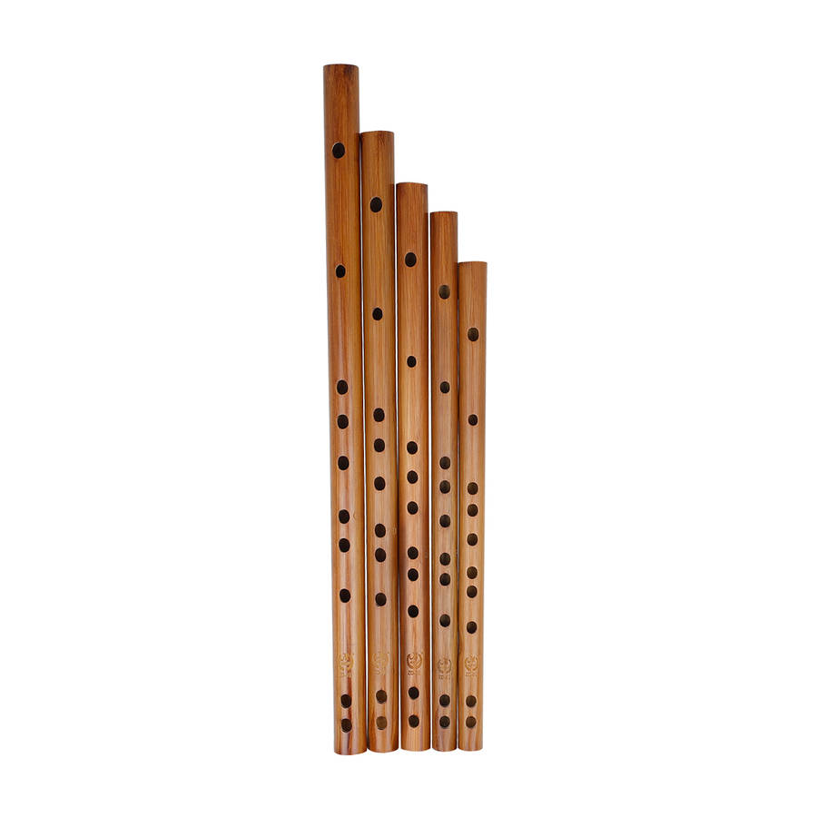 Bamboo Flute Multiple Tunings Piccolo-Flannel Bag